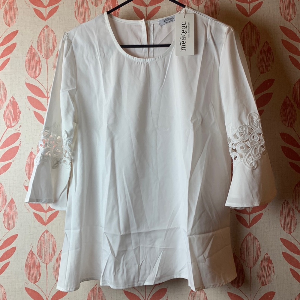 Meaneor cream white beauty! Size M
